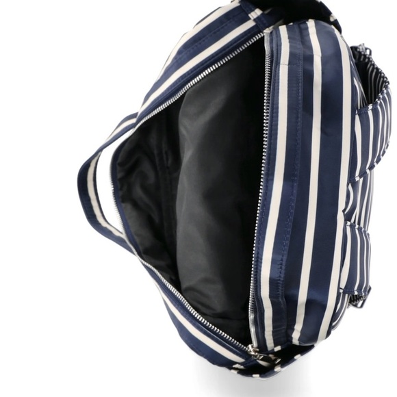 No Boundaries Navy Stripe Dome Backpack - Picture 7 of 8